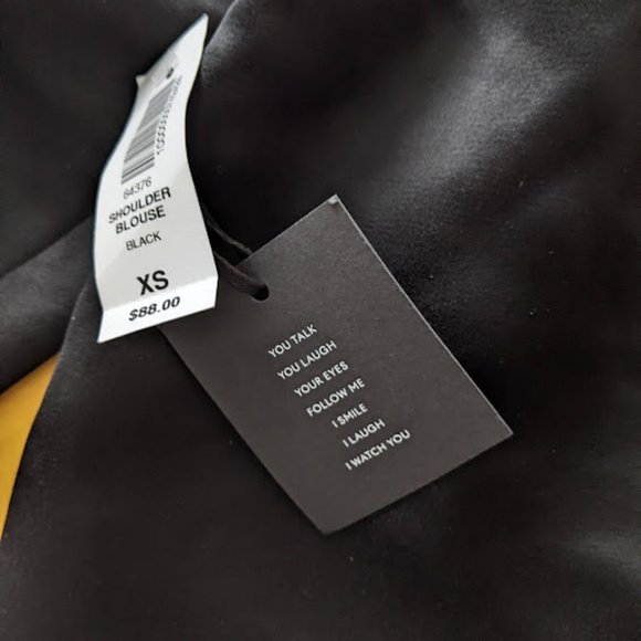 Gorgeous Aritzia Talula satin off shoulder blouse! - Picture 4 of 5